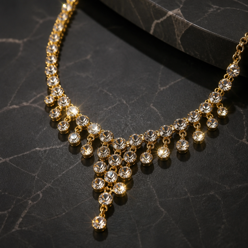 The Golden Cascade Necklace