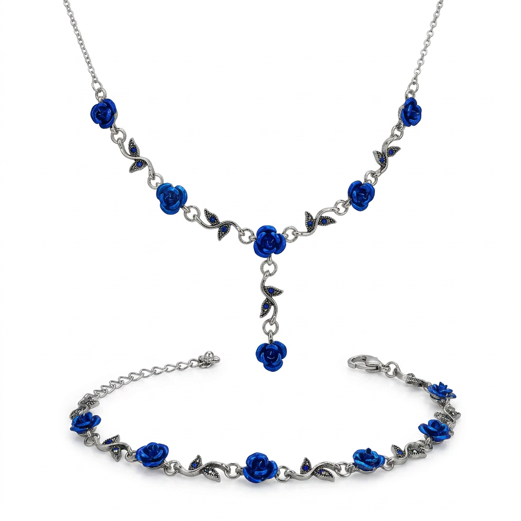 The Royal Blue Rose Set