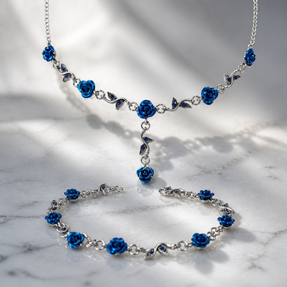 The Royal Blue Rose Set