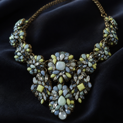Citrus & Dusk Mosaic Necklace