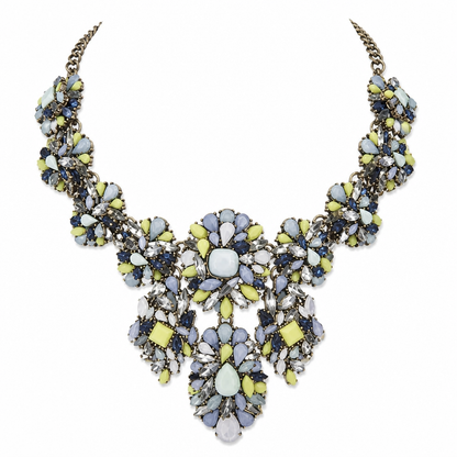 Citrus & Dusk Mosaic Necklace