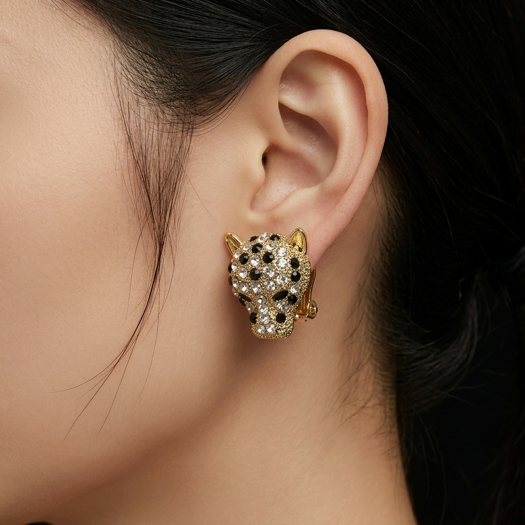 The Imperial Panther Studs