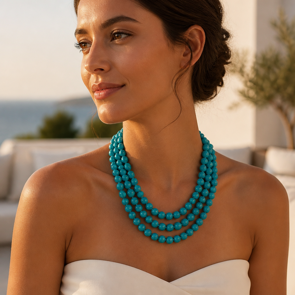 The Turquoise Cascade Necklace