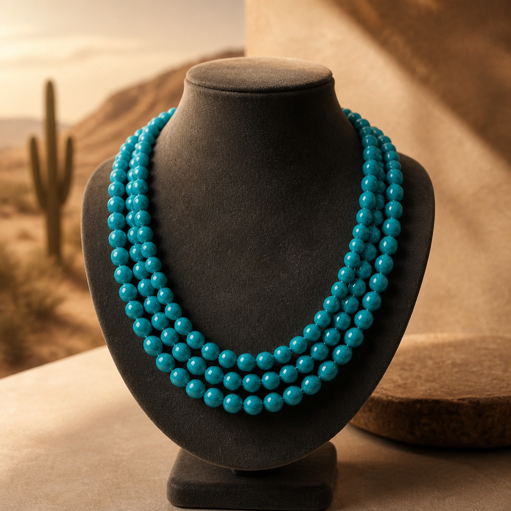 The Turquoise Cascade Necklace
