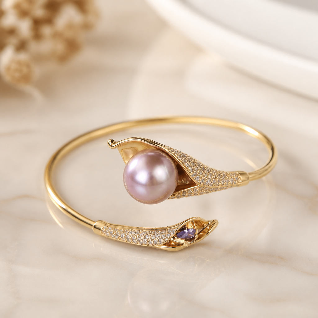 The Golden Lily Cuff