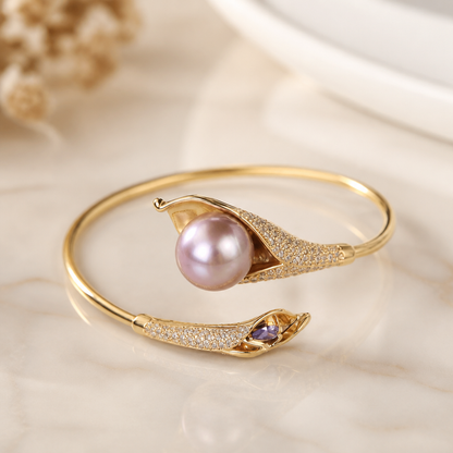 The Golden Lily Cuff
