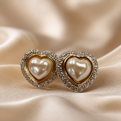 The Golden Heart Earrings