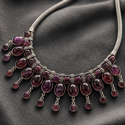 The Amethyst Deco Necklace