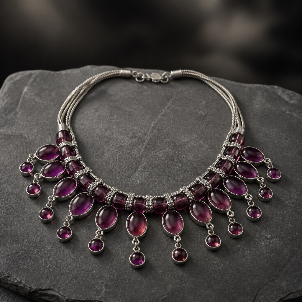 The Amethyst Deco Necklace