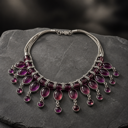 The Amethyst Deco Necklace