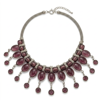 The Amethyst Deco Necklace