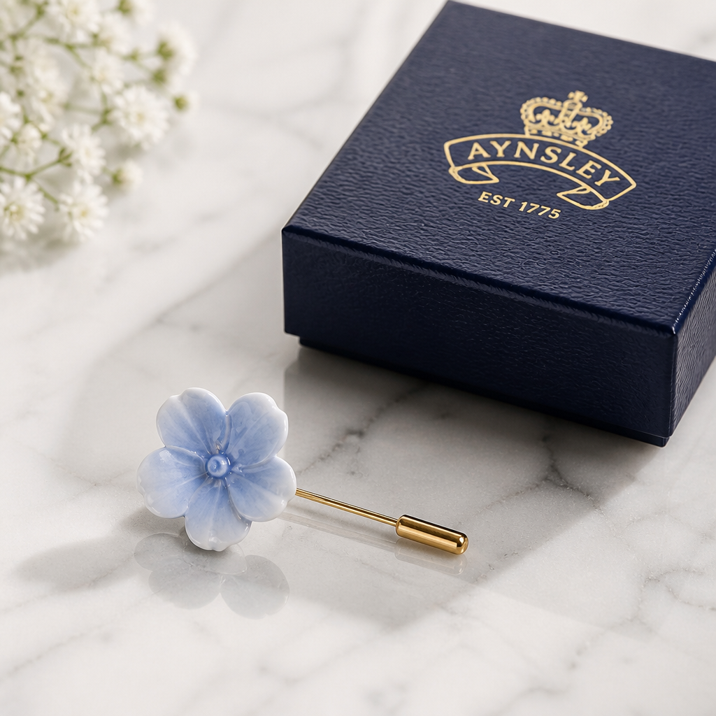 The Forget-Me-Not Heirloom Pin