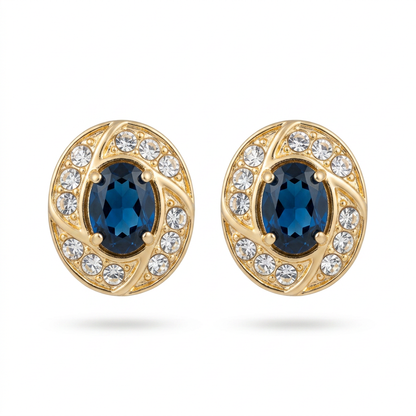 The Sapphire Royale Earrings