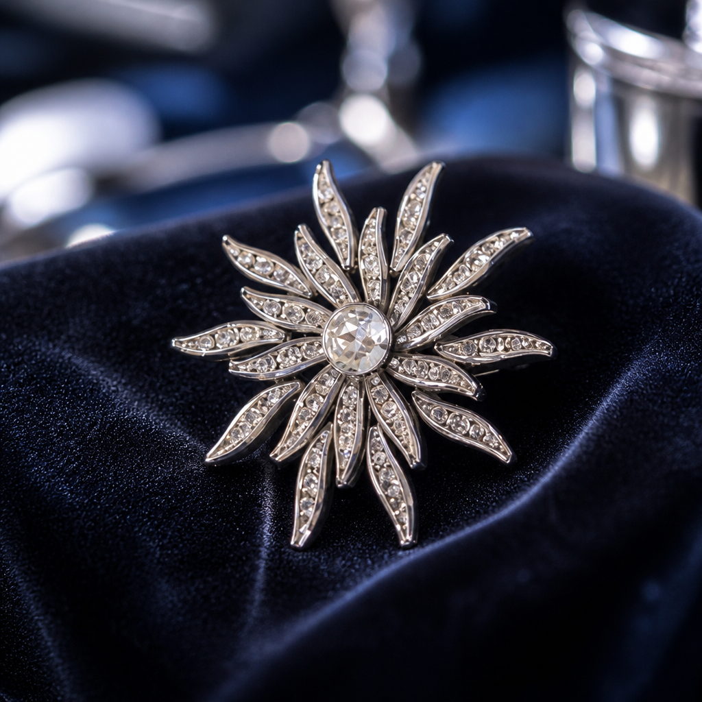 The Art Deco Starburst Brooch