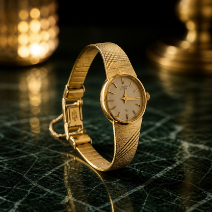 The Golden Geometric Watch