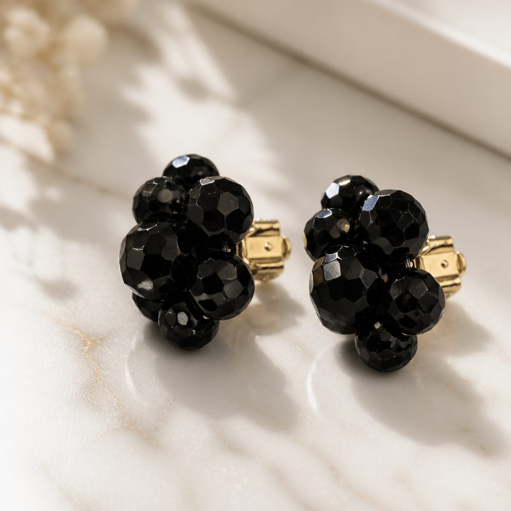 The Midnight Daisy Earrings.