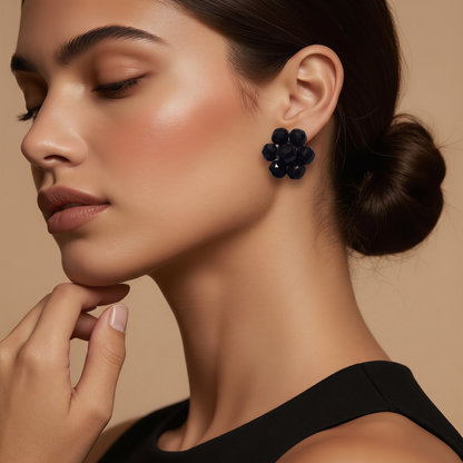 The Midnight Daisy Earrings.