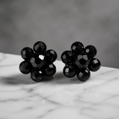 The Midnight Daisy Earrings.