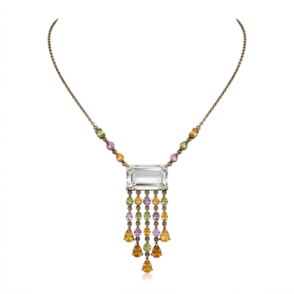 The Swarovski Gema Crystal Necklace.