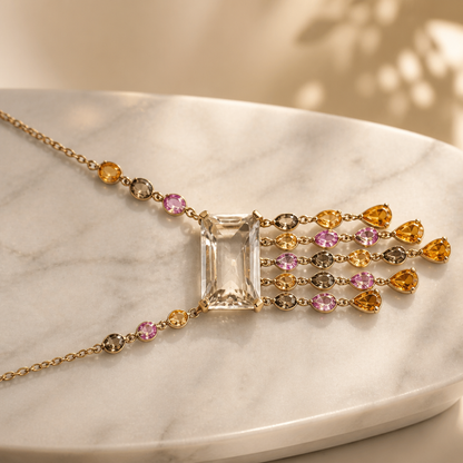 The Swarovski Gema Crystal Necklace.