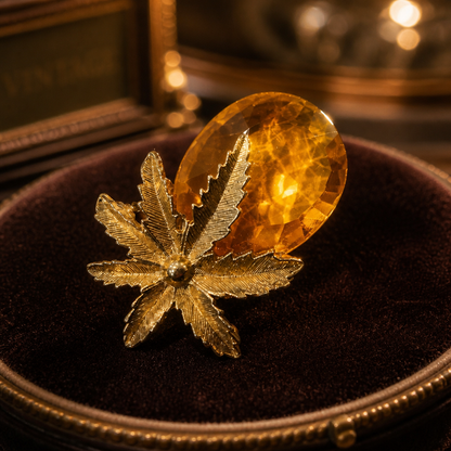 The Sarah Coventry Autumn Haze Brooch & Pendant.