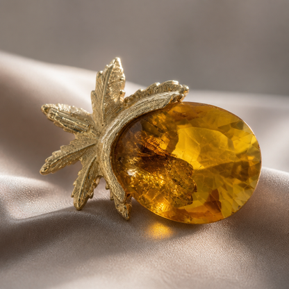 The Sarah Coventry Autumn Haze Brooch & Pendant.