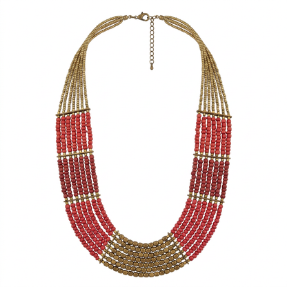 The Bohemian Seed Bead Bib Necklace