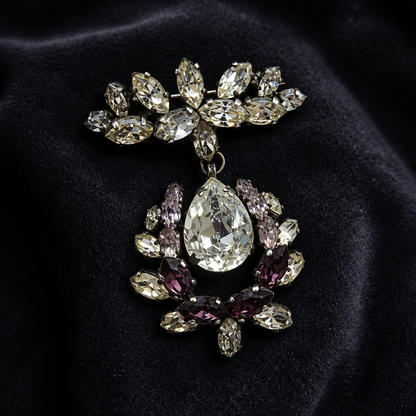 The Amethyst Twilight Crest Brooch