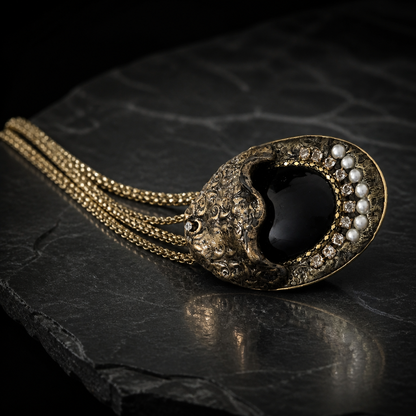 The Crystal Eagle Statement Brooch.