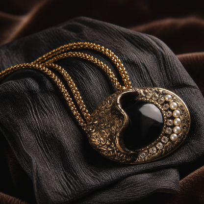 The Crystal Eagle Statement Brooch.