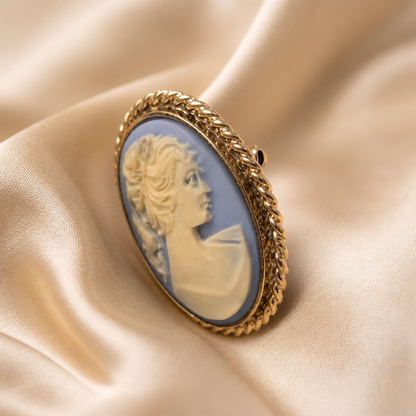 The Blue & White Classical Cameo.