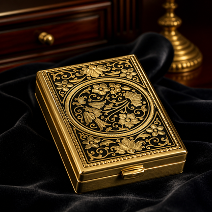 The Golden Damascene Trinket Box