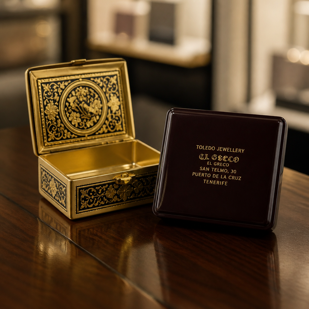 The Golden Damascene Trinket Box