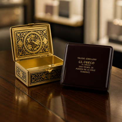The Golden Damascene Trinket Box