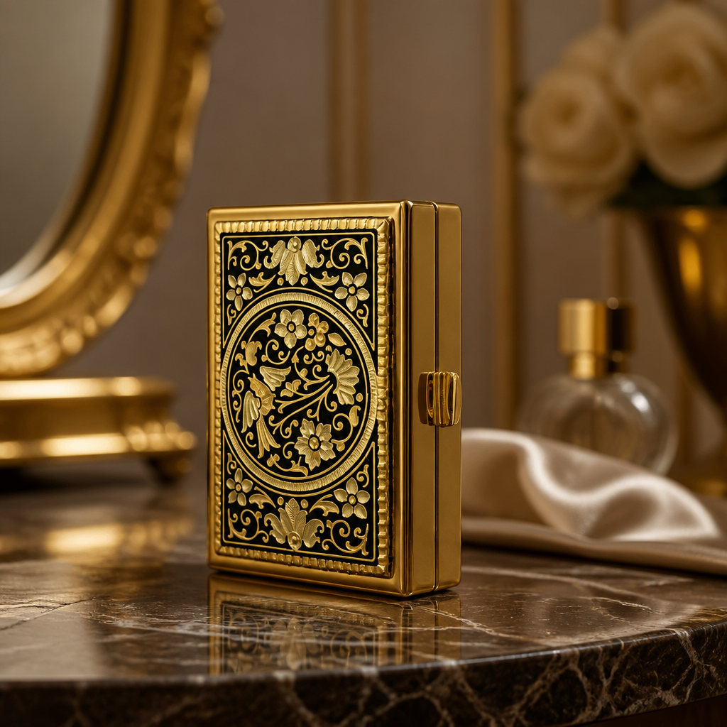 The Golden Damascene Trinket Box