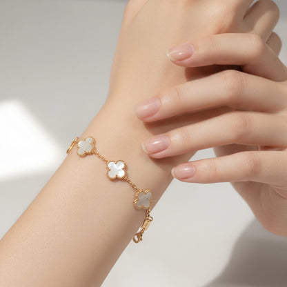 The Crimson Floral Bracelet