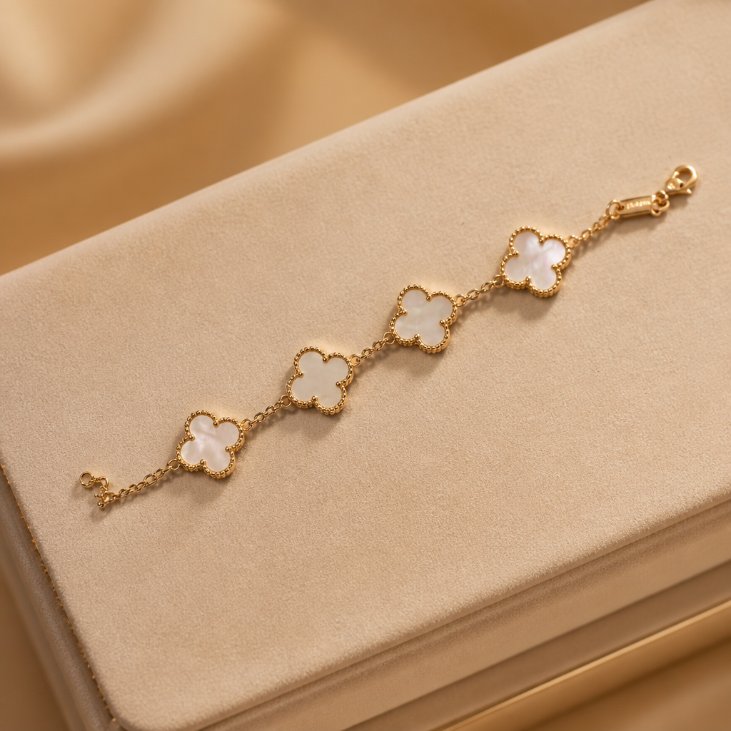 The Crimson Floral Bracelet