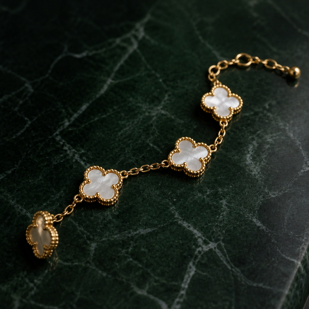 The Crimson Floral Bracelet
