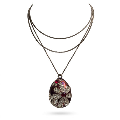 The Pink Fabergé Floral Pendant.