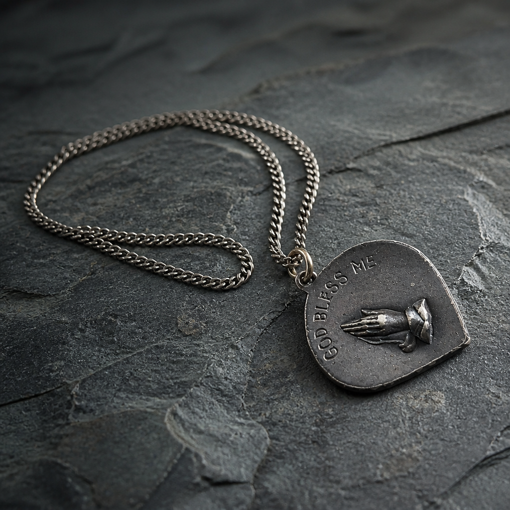 The Classical Profile Pendant Necklace.