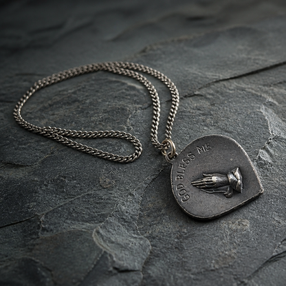 The Classical Profile Pendant Necklace.
