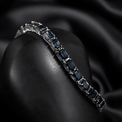 The Sapphire Baguette Tennis Bracelet.