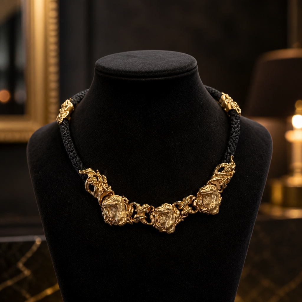The Baroque Animal Motif Necklace.