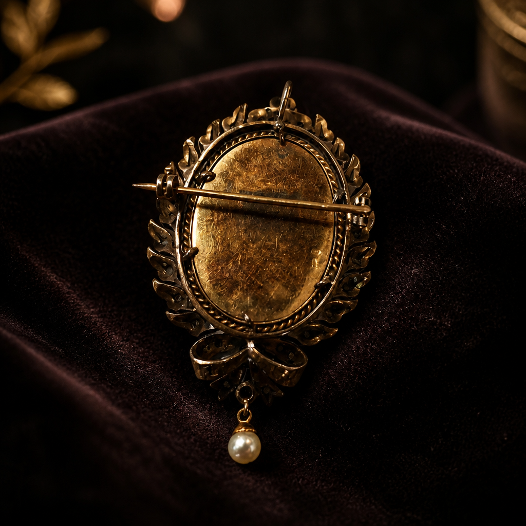 The Rococo Portrait Brooch & Pendant.