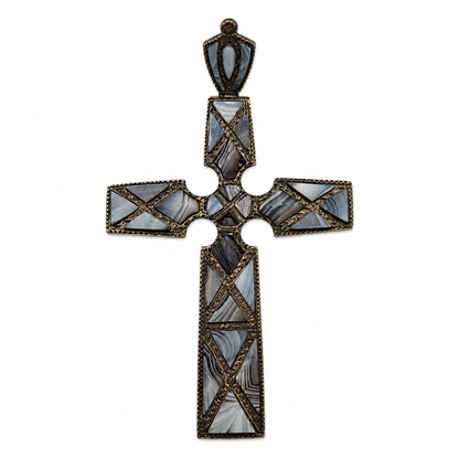 The Gothic Geometric Cross Pendant.