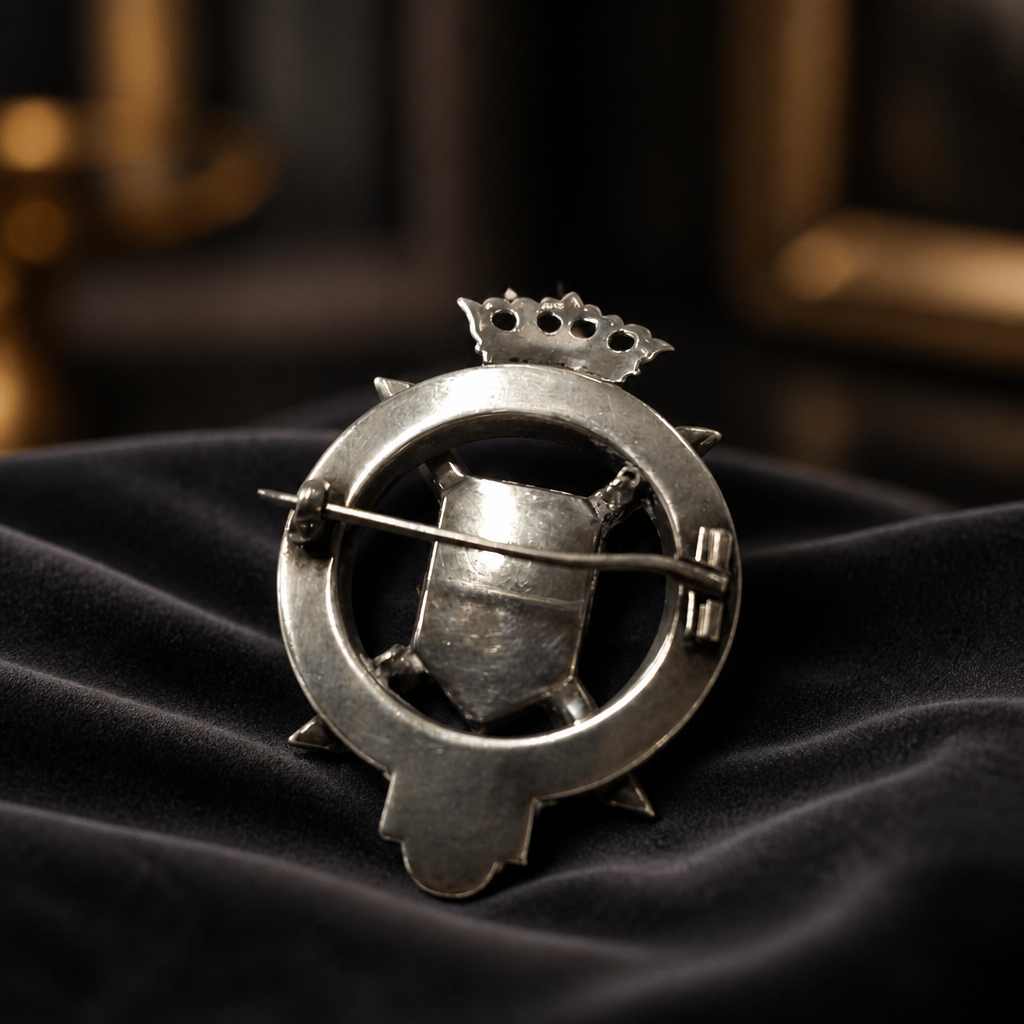 The Vintage Military Cap Badge Brooch.