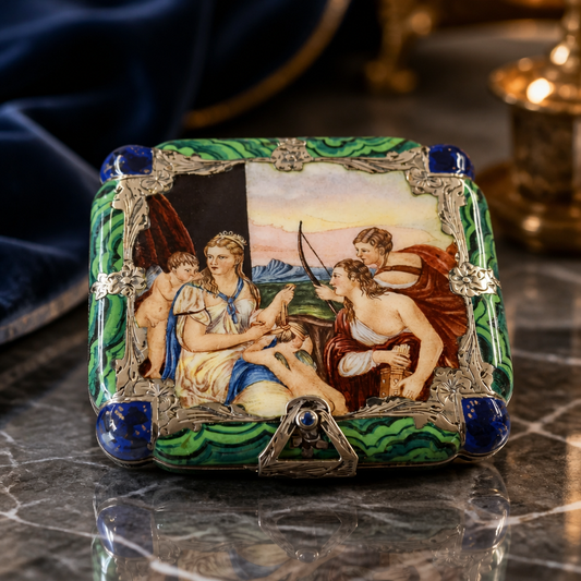 The Continental Enamel Snuff Box.