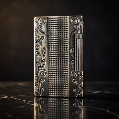 The Diamond Guilloché Pocket Lighter.