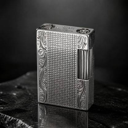 The Diamond Guilloché Pocket Lighter.