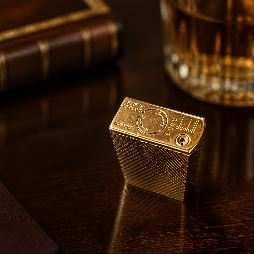 The Alfred Dunhill 70 Gold Lighter.